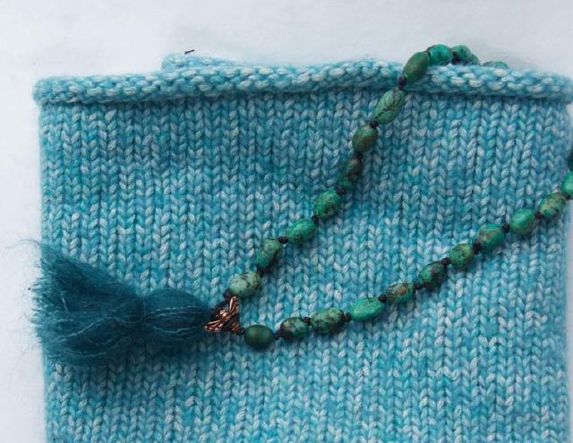 African turquoise mandala bracelet -- Evolution, So Hum…