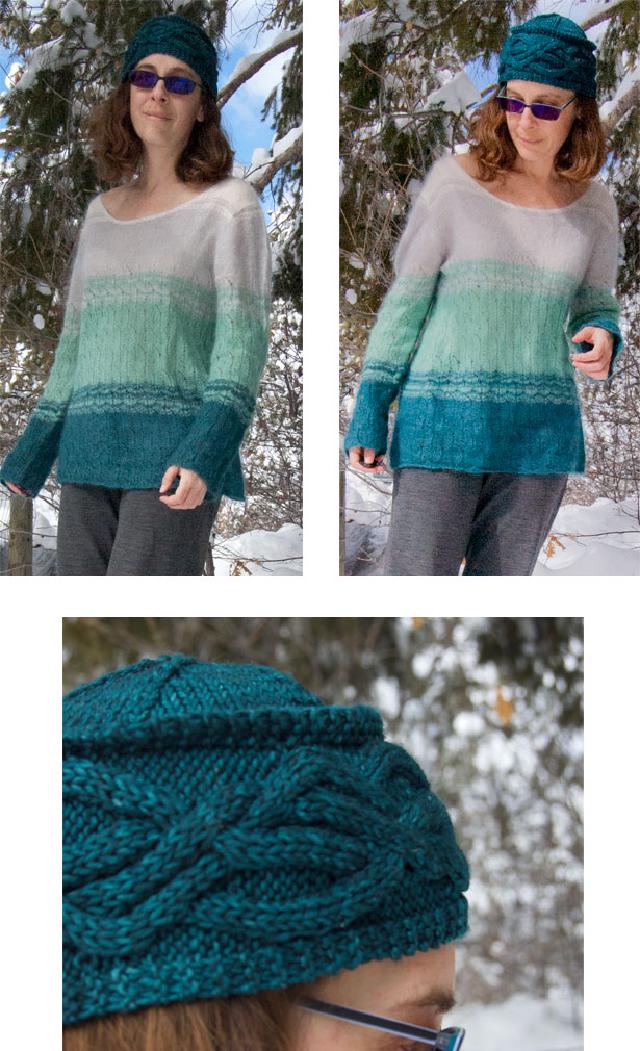 Birch Goddess Sweater & Geodesico Hat
