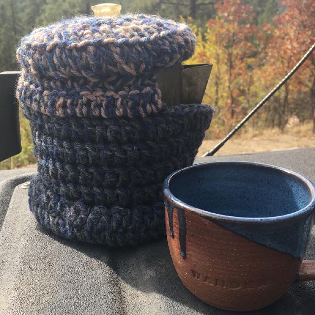 Percolator Koozy and wander mug from our friend Kim Percolator Koozy and wander mug from our friend Kim