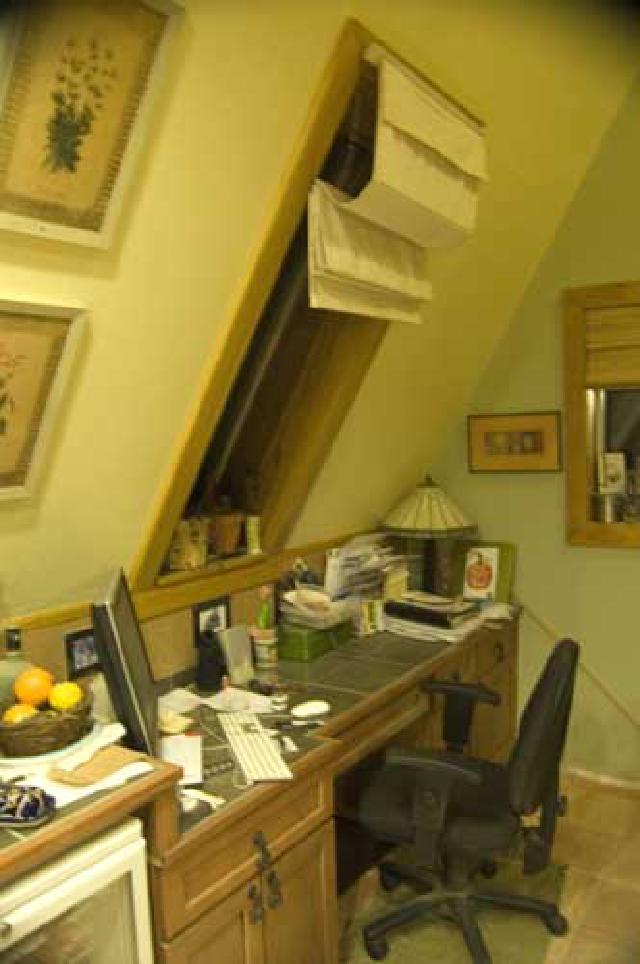 As a freelance designer, it has been convenient and economical to work out of our home office. As a freelance designer, it has been convenient and economical to work out of our home office.