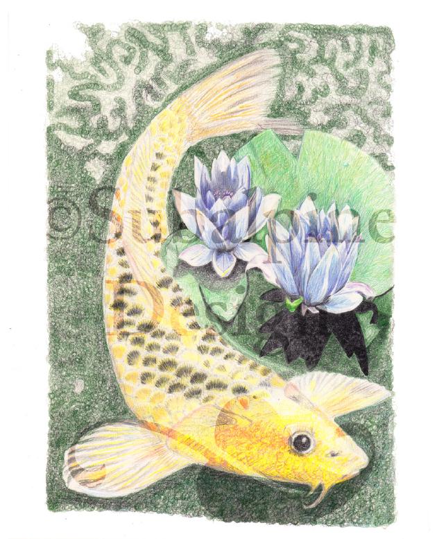 I’ve been working in colored pencil and feel like it has taught me some valuable skills about shading and the use of white space, but I wanted to move into paint.