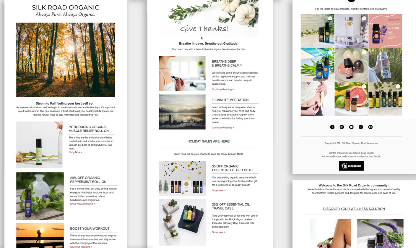Newsletters & E-Communications powered by MailChimp
