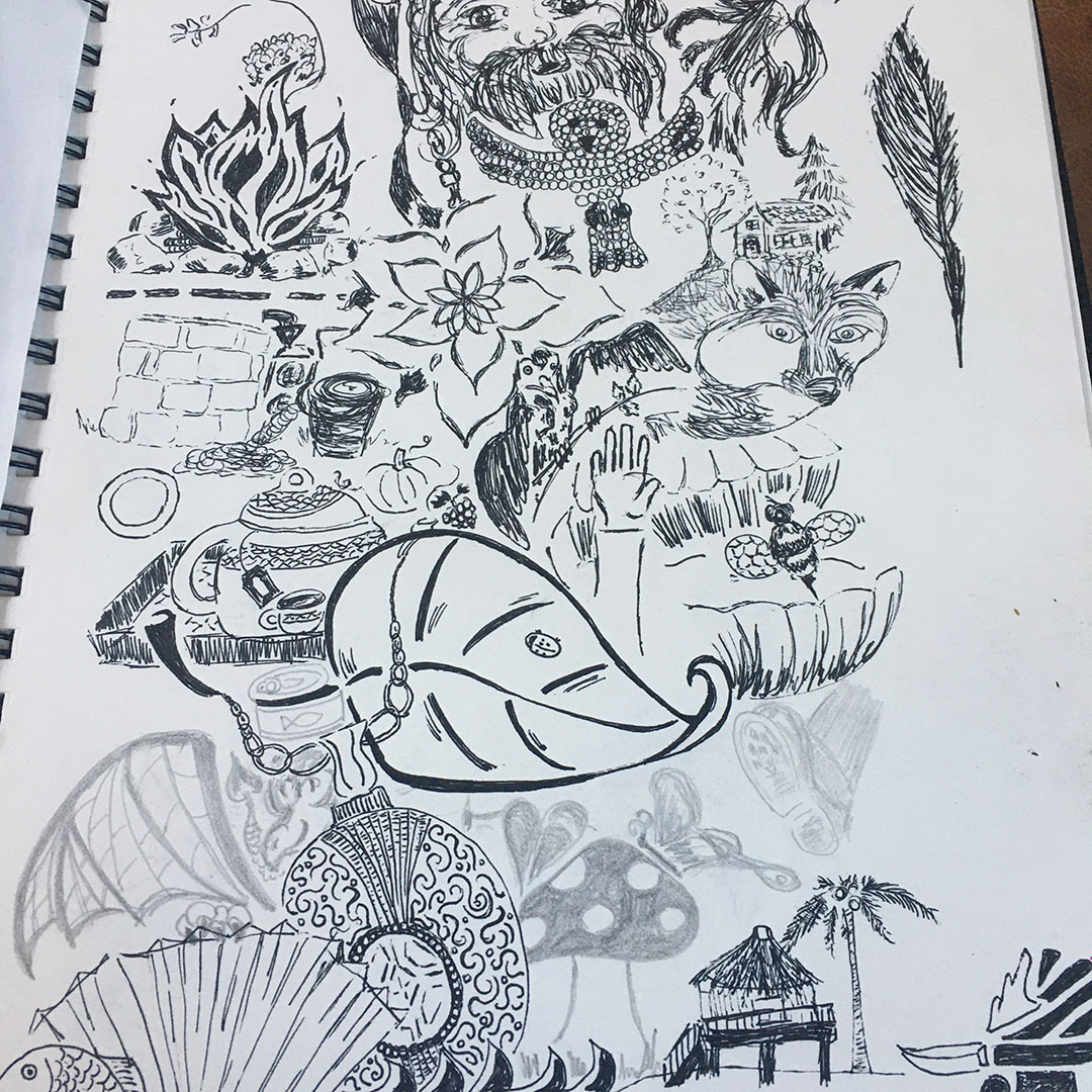 My first attempt at a daily practice.