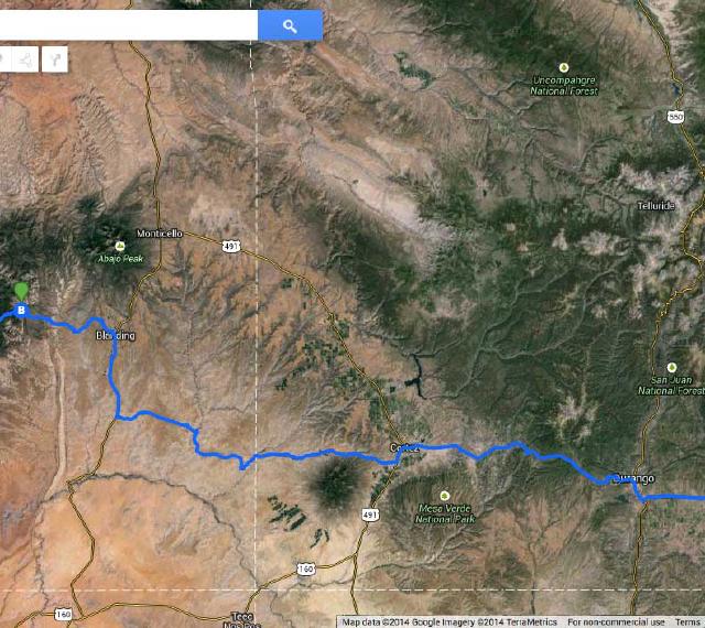 Route Day 1, You can see my map of the overall route on google maps.